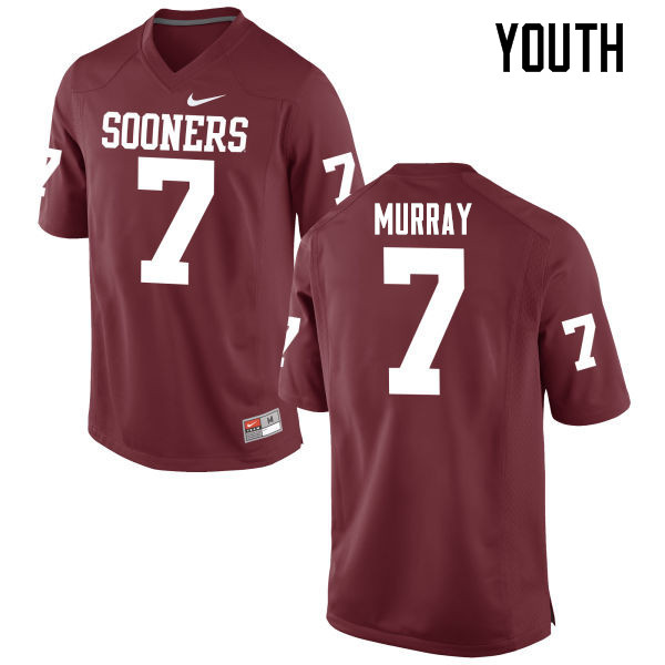 Youth Oklahoma Sooners #7 DeMarco Murray College Football Jerseys Game-Crimson - Click Image to Close